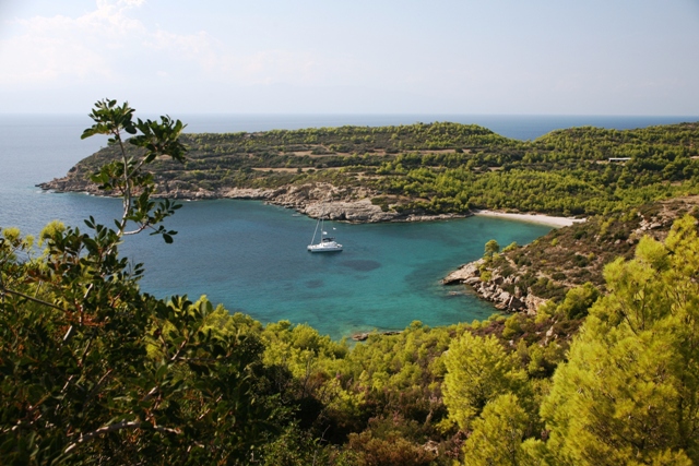 Spetses Island - One of many bays and beaches around the island